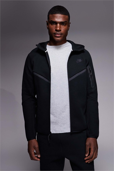 Толстовка из технического флиса с капюшоном и полной застежкой-молнией артикул 135737724