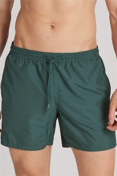 Простые плавки темно-зеленого цвета артикул 153173714