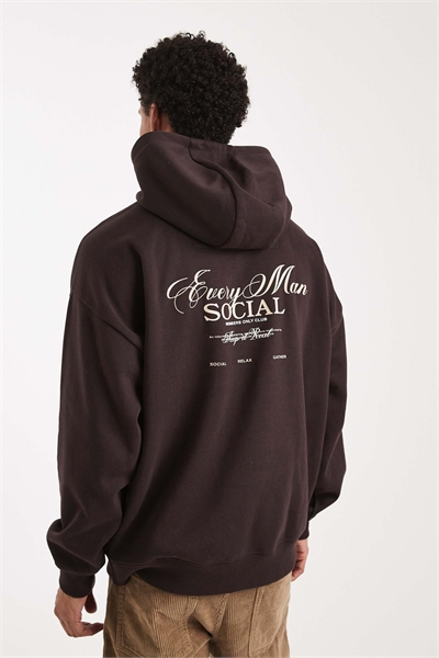 Худи с крупным принтом на спине артикул 154141535