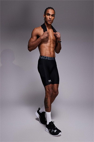 Длинные шорты Heatgear черного цвета артикул 153664677