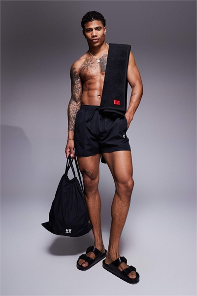 Набор полотенце/плавки и сумка с логотипом Cruise черного цвета артикул 140659513