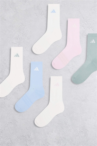 Носки Adidas Training Essentials, многоцветные, упаковка из 6 пар артикул 150043842