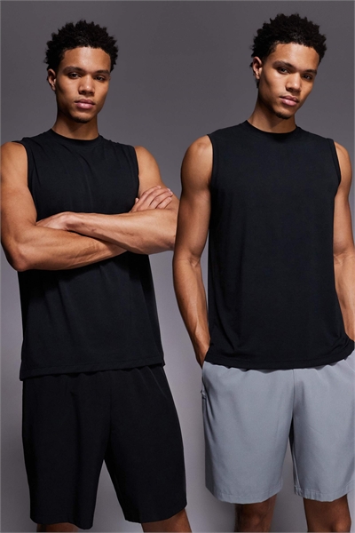 Шорты Icon 7 дюймов для тренировок с быстрым высыханием, с карманами на молнии, 2 пары, черного и серого цвета артикул 151308461