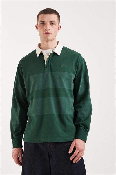 Поло с длинными рукавами в полоску в стиле регби артикул 155950280