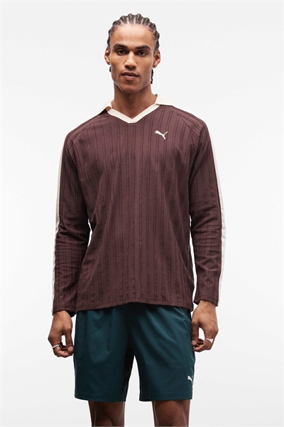 Подол T7 с длинным рукавом, коричневый артикул 155450433