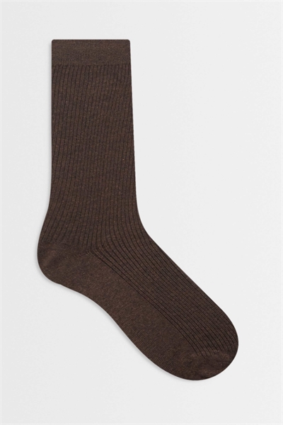 Носки до щиколотки коричневого цвета артикул 155149372