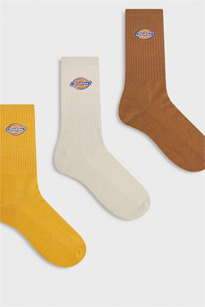 Набор из 3 пар носков Valley Grove в сером, коричневом и желтом цветах артикул 154134136