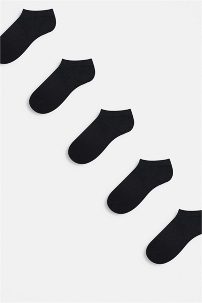 5 пар носков-тренировочных черного цвета артикул 136965296