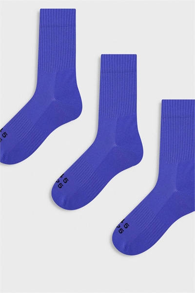 3 пары носков Icon для бега с поддержкой свода стопы и антибактериальной обработкой, цвет «Ультрафиолет» артикул 152561264