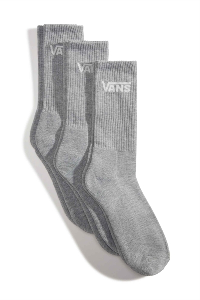 Классические носки с эластичным манжетом, цвет: серый меланж артикул 153850046