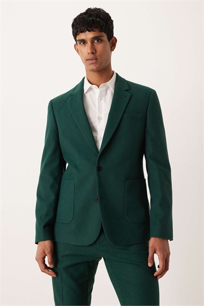 Шерстяной приталенный пиджак артикул 148608972