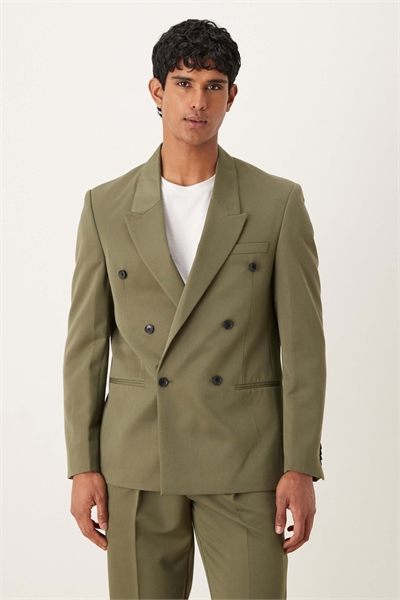Классический пиджак с двойной застежкой артикул 146837227