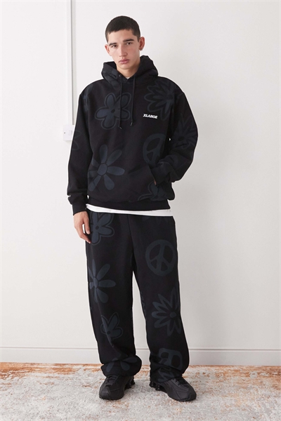 Джоггеры с манжетами и логотипом «Peace Print» co-ord артикул 151343026