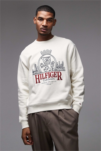 Свитшот с круглым вырезом Heritage в кремовом цвете артикул 154168311