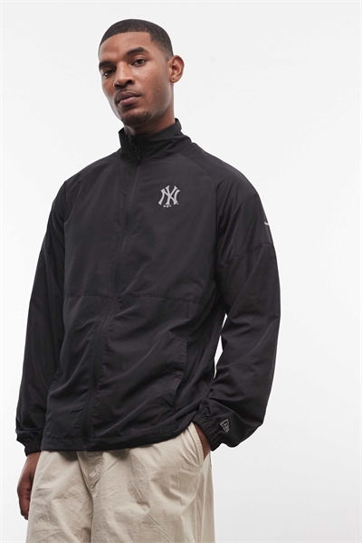 Спортивная кофта NY Yankees с застежкой-молнией, черного цвета артикул 154890519