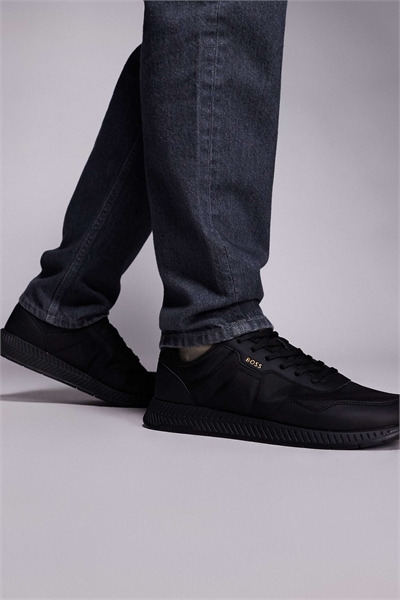 Кроссовки BOSS Black из титана артикул 154260502