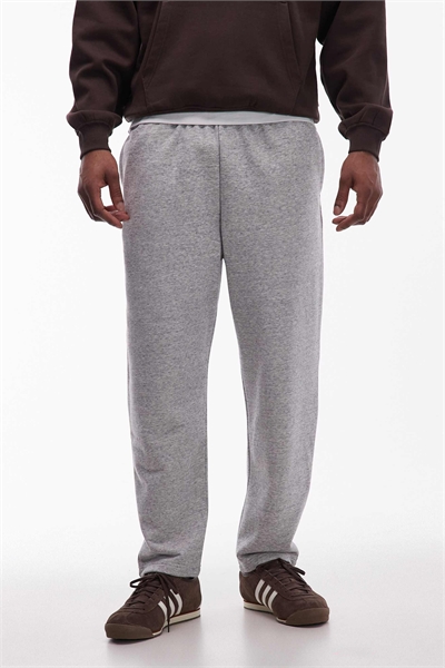 Джоггеры с прямыми брючинами Icons серого цвета артикул 152226722