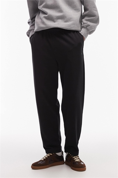 Джоггеры с прямыми брючинами Icons черного цвета артикул 152226723