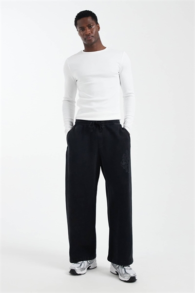 Широкие джоггеры с принтом артикул 155222152