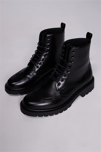 Ботинки-броги на шнурках артикул 151090359