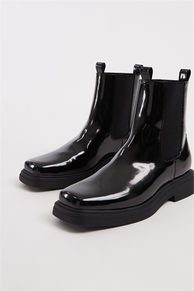 Ботинки «челси» с квадратным носком артикул 151090516