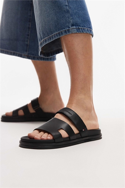 Сандалии премиум-класса черного цвета артикул 154169121