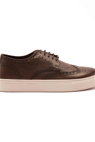 Мужские кожаные туфли-дерби «TINDALE» с шнурками и броги артикул 143502819