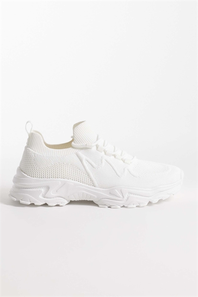 Трикотажные кроссовки на шнурках артикул 153566986