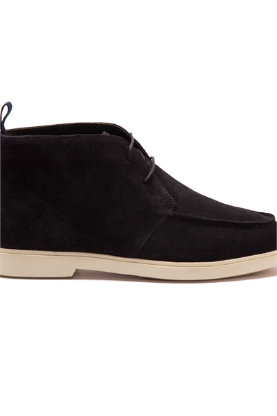 Мужские кожаные ботинки-чукки «AUGUSTA» на шнурках артикул 143503917