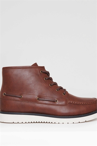 Ботинки-мокасины из искусственной замши артикул 152718049