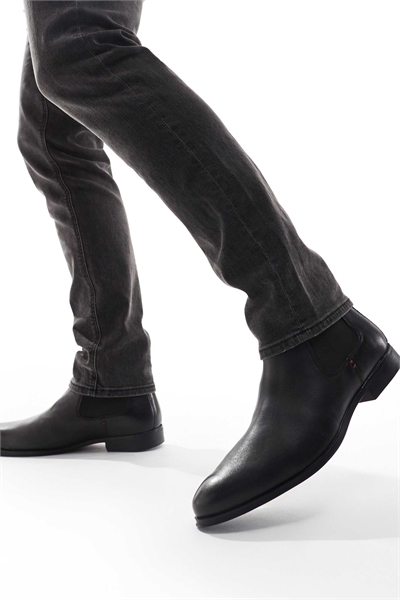 REGGIE — классические кожаные ботинки-челси на молнии артикул 137393966