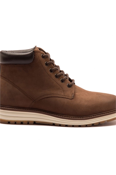 Мужские кожаные ботинки на шнурках до щиколотки «WELLS» артикул 141247348