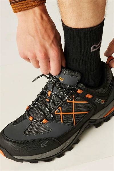 Технические водонепроницаемые низкие походные ботинки Samaris III серого цвета артикул 154592599