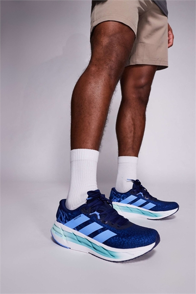 Кроссовки Adidas Running Adistar 4 сине-белого цвета артикул 141937452