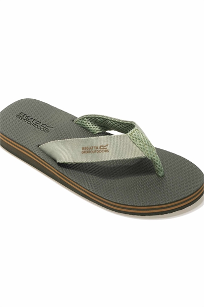 Легкие дышащие шлепанцы Rico темно-хаки артикул 154919283