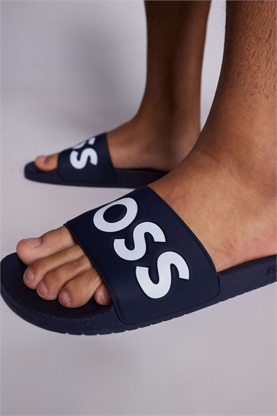 Слайдеры BOSS Aryeh в темно-синем цвете артикул 148477794