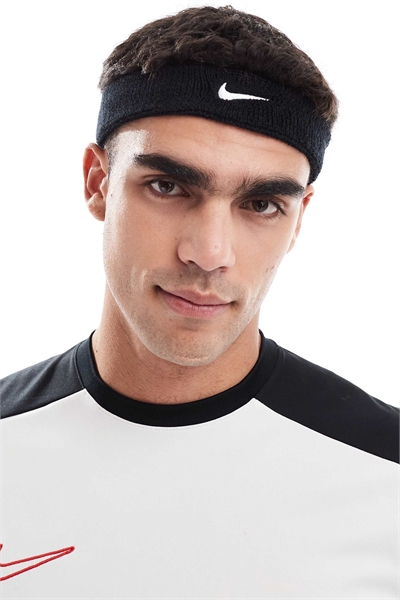 Повязка на голову Nike Swoosh Classic черного цвета артикул 148450240