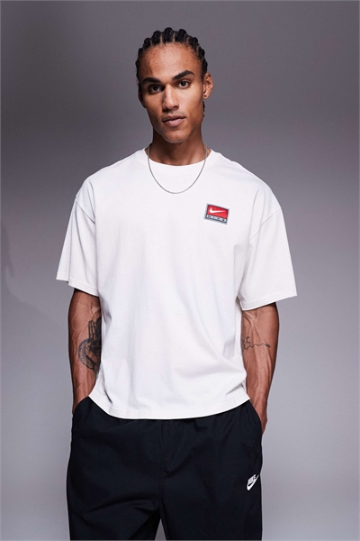 Футболка с ретро-логом и прямого кроя артикул 149959964