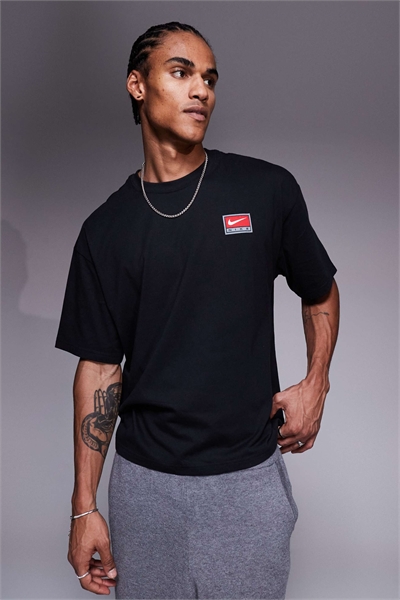 Футболка с ретро-логом и прямого кроя артикул 149959953