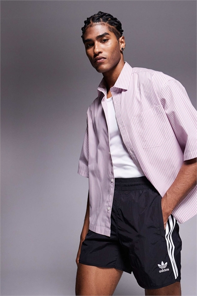 3-полосные шорты для бега в черном цвете артикул 123104009