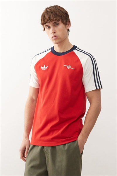 Футболка Adidas Football Arsenal красно-белого цвета артикул 150040386