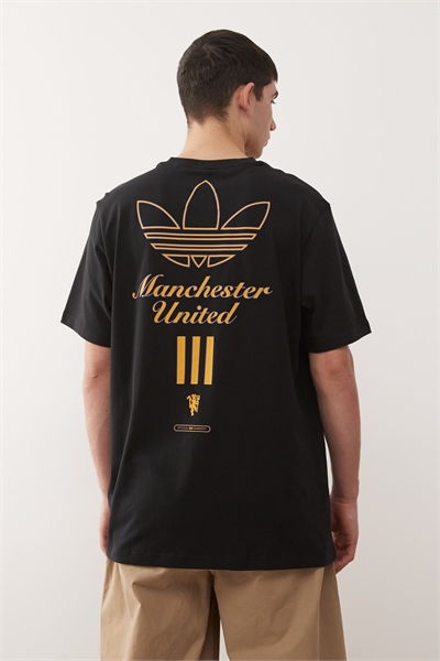Футболка Adidas Football Manchester United icon черного цвета артикул 141244614