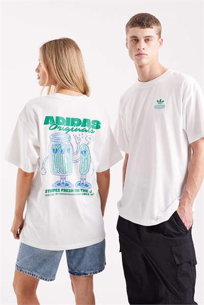 Футболка с принтом Pickle белого цвета артикул 154604157