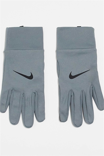 Флисовые перчатки Nike Therma-Fit серого цвета артикул 152318351