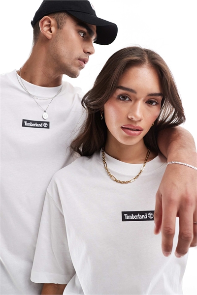 Футболка свободного кроя с логотипом по центру артикул 132655623