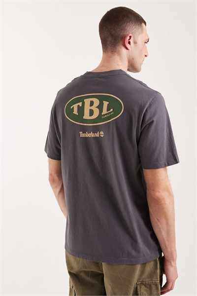 Футболка с принтом на спине «Заправочная станция» артикул 155950509