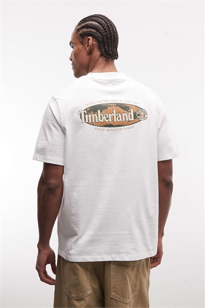 Футболка с коротким рукавом и принтом «овальный логотип» артикул 154353367