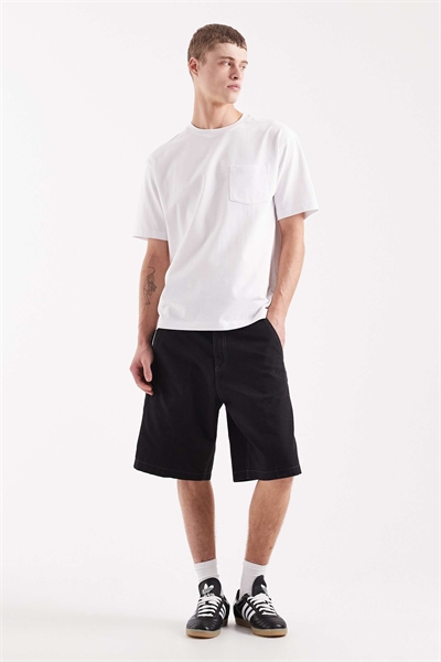 Шорты плотника из промытого канваса цвета «утка» артикул 155950314