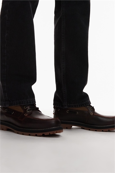 Ботинки со шнуровкой по середине артикул 149348345