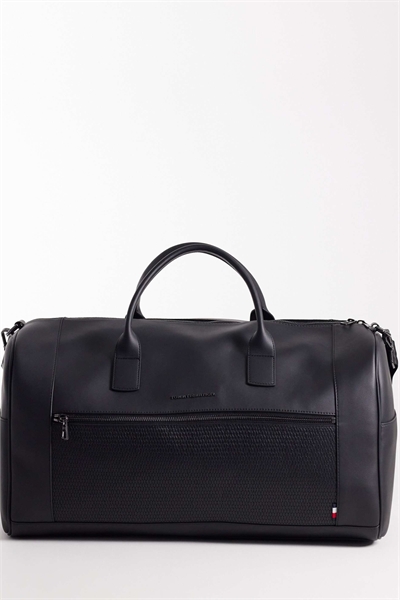 Тканая сумка-дуфл черного цвета артикул 154169149